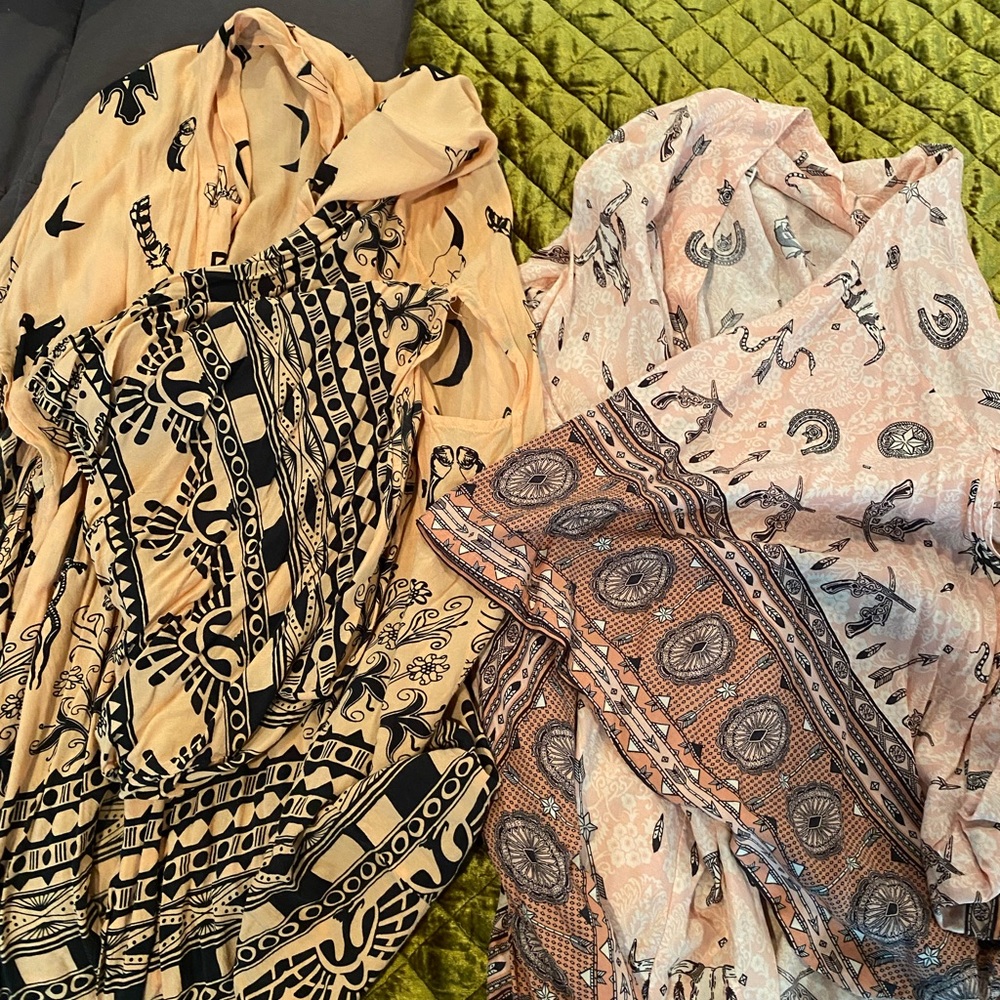 Spell designs kimonos super rare both one size